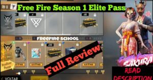 Free fire season 1 elite pass