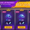 Free Fire Level Up Package