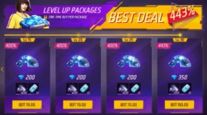 Free Fire Level Up Package